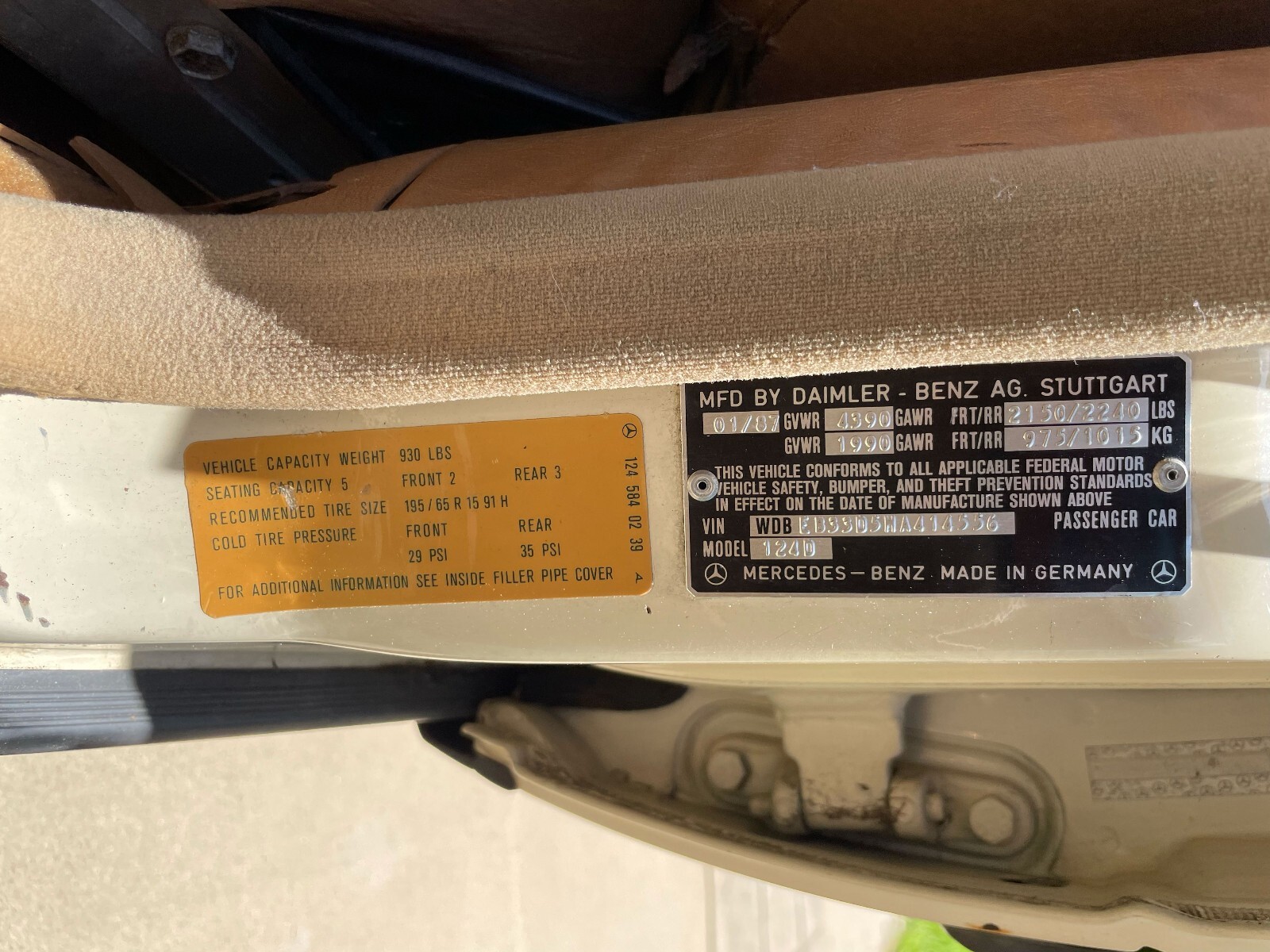 1987 Mercedes-Benz 300-Series - photo 10
