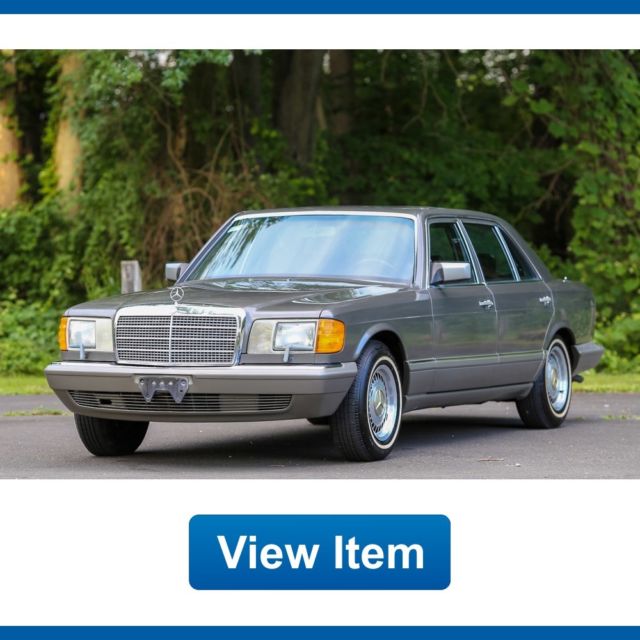 1987 Mercedes-Benz S-Class 560SEL SUPER LOW 87K Video Rare Collectible CARFAX