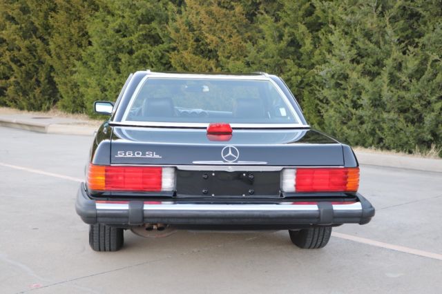 1987 Mercedes-Benz SL-Class 560SL Roadster Triple Black 49k Miles - photo 7