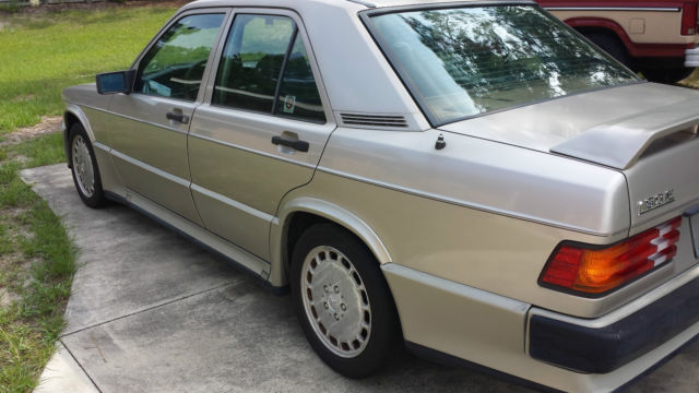 1987 MERCEDES BENZ 190E 2.3 - 16V 5 SPD, SMOKED SILVER, COSWORTH ENGINE 1987 Mercedes-Benz 190-Series 190E 2.3 16 VALVES