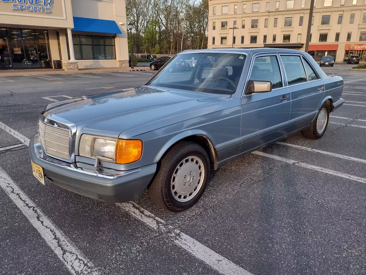 1987 Mercedes-Benz 420SEL Sedan Blue SEL 1987 Mercedes-Benz 400-Series SEL