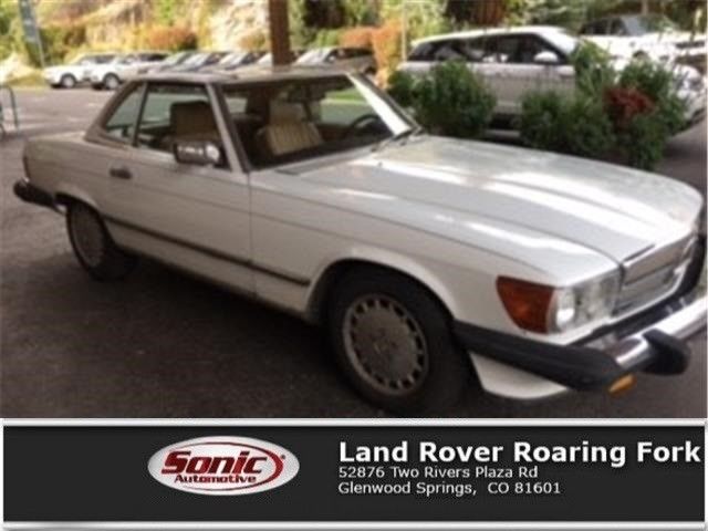 1987 Mercedes-Benz 560 Series 560SL 61,360 Miles WHITE 8 Cylinder Engine Automa 1987 Mercedes-Benz 500-Series 560SL
