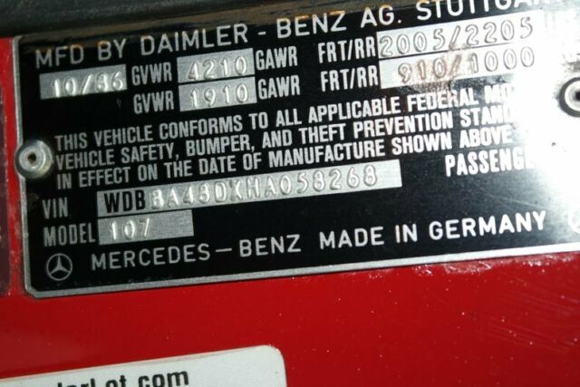 1987 Mercedes-Benz SL-Class 560 SL 2dr Convertible - photo 3