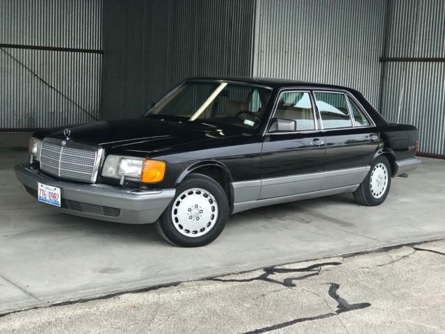 1987 Mercedes Benz 560SEL 27K Miles Nice! Black over Palomino! Blue Chip Car! 1987 Mercedes-Benz 500-Series Grey