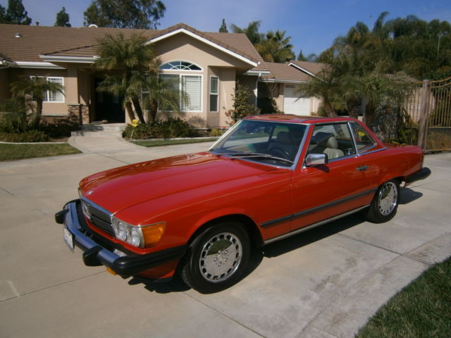 1987 Mercedes Benz 560SL, California car, 58k miles, Extremely Nice condition! 1987 Mercedes-Benz SL-Class 560 SL 58K mile, California car