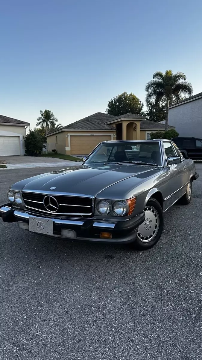 1987 Mercedes-Benz 560SL Convertible Grey SL 1987 Mercedes-Benz SL-Class SL