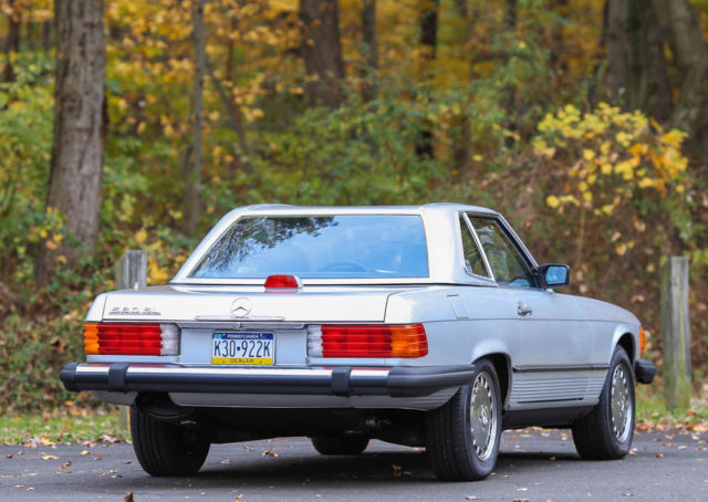 1987 Mercedes-Benz SL-Class 560SL Convertible Hard Soft Top Low 41K Rare 560 SL! - photo 11