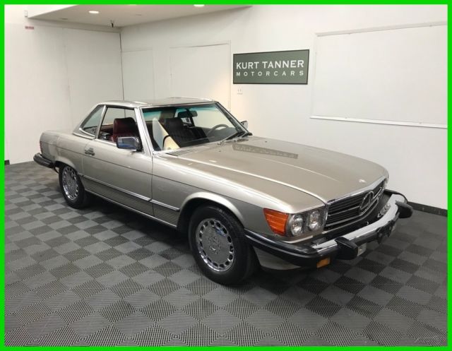 1987 MERCEDES BENZ 560SL. EXCEPTIONAL, ORIGINAL CAR. 105K MILES. CLEAN CARFAX. 1987 Mercedes-Benz 500-Series CHROME WHEELS. AUTOMATIC, A/C, AIRBAGS, ABS.