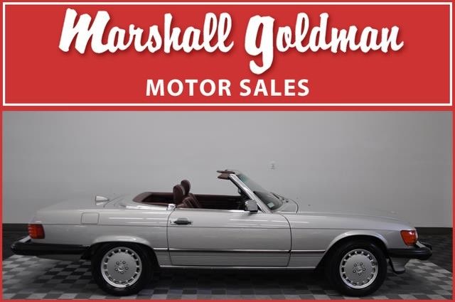 1987 MERCEDES BENZ 560SL IN ASTROL SILVER 8700 MILES COMPLETE BOOKS 1987 Mercedes-Benz SL-Class 560SL