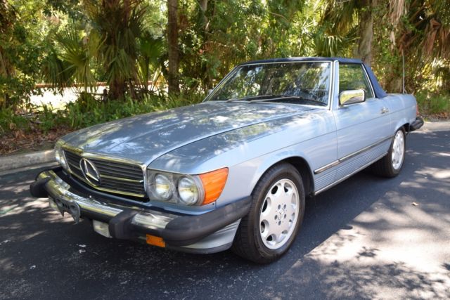 1987 Mercedes Benz 560sl Only 89k Miles! 11/1986 Build Diamond Blue Metallic 1987 Mercedes-Benz SL-Class Base Convertible 2-Door