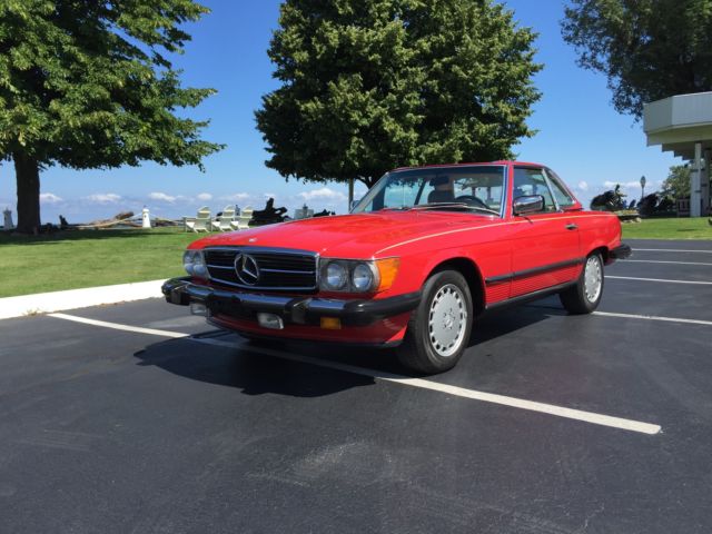 1987 Mercedes Benz 560SL Roadster Gorgeous Car With Hardtop 61K Miles 1987 Mercedes-Benz SL-Class