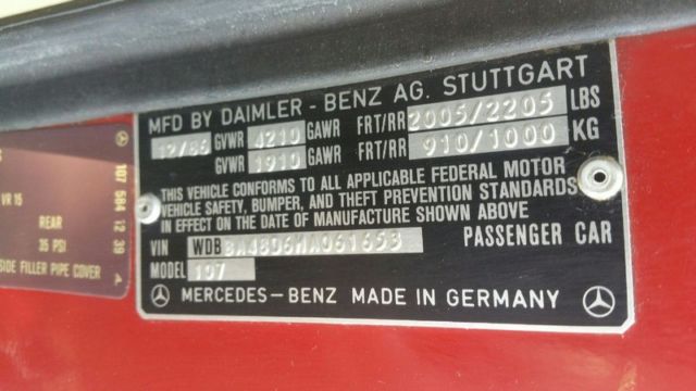 1987 Mercedes-Benz SL-Class 450SL - photo 4