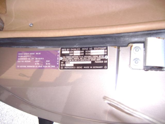 1987 Mercedes-Benz SL-Class Base Convertible 2-Door - photo 6