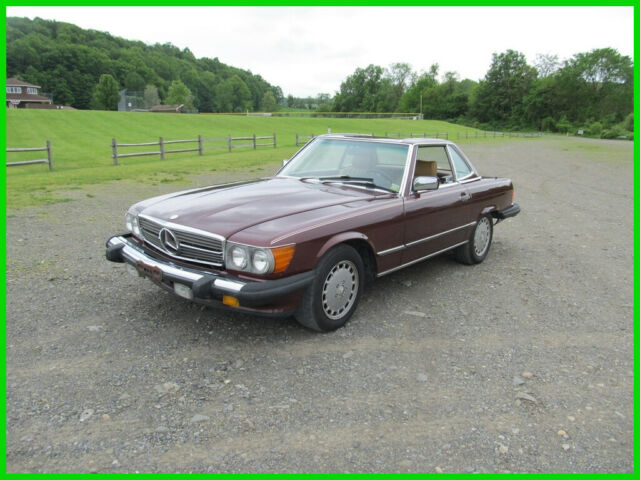 1987 MERCEDES SL 2 Dr CONVERTIBLE 91K ORIGINAL 3 OWNER CLEAN CAR FAX NO RESERVE 1987 Mercedes-Benz 500-Series 2 Dr Convertible