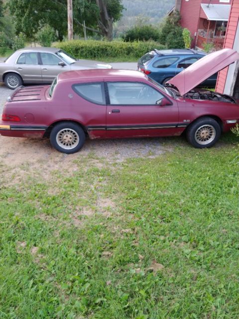 1987 Mercury Cougar anniversary edition 1987 Mercury Cougar Gold