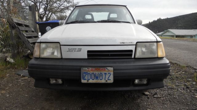 1987 Mercury Lynx XR3 last year (Escort GT) 1987 Mercury Lynx XR3