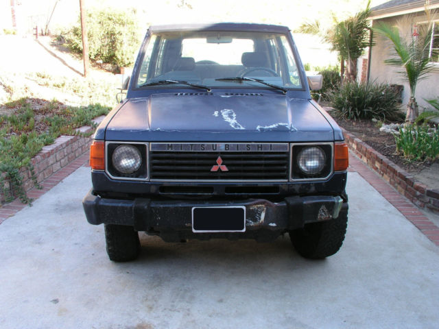 1987 Mitsubishi Montero 4X4 2 door 1987 Mitsubishi Montero 4X4