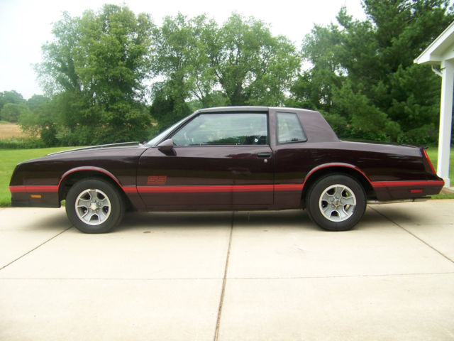 1987 Monte Carlo SS - Factory T-Tops - 305 V8 1987 Chevrolet Monte Carlo SS