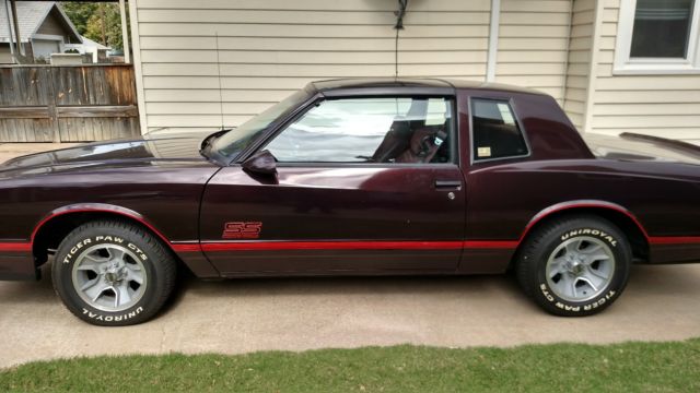 1987 Monte Carlo SS T Tops 1987 Chevrolet Monte Carlo SS