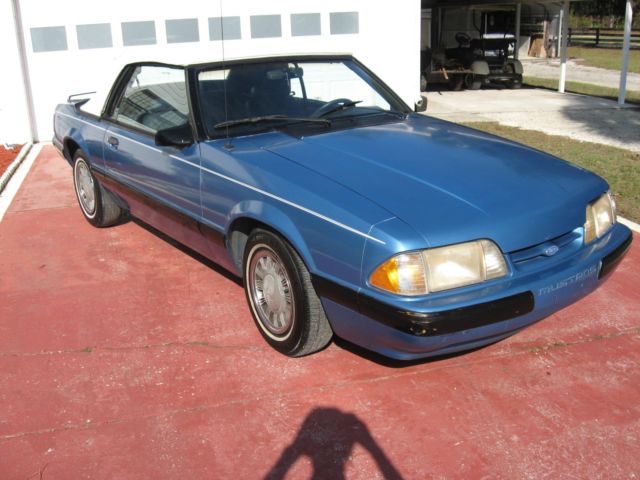 1987 MUSTANG CONV. W FAMOUS FOX BODY A SURVIVOR FUN CAR 1987 Ford Mustang LX