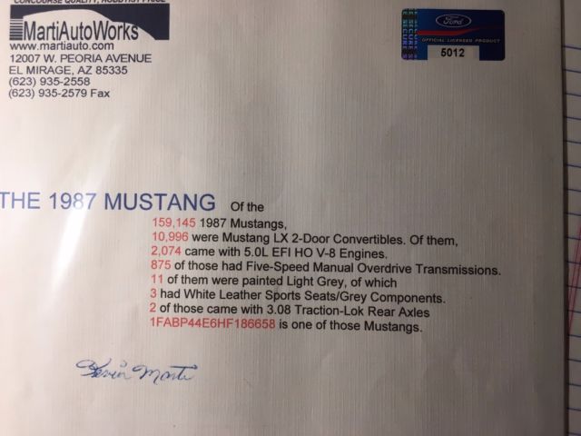 1987 Ford Mustang LX - photo 3