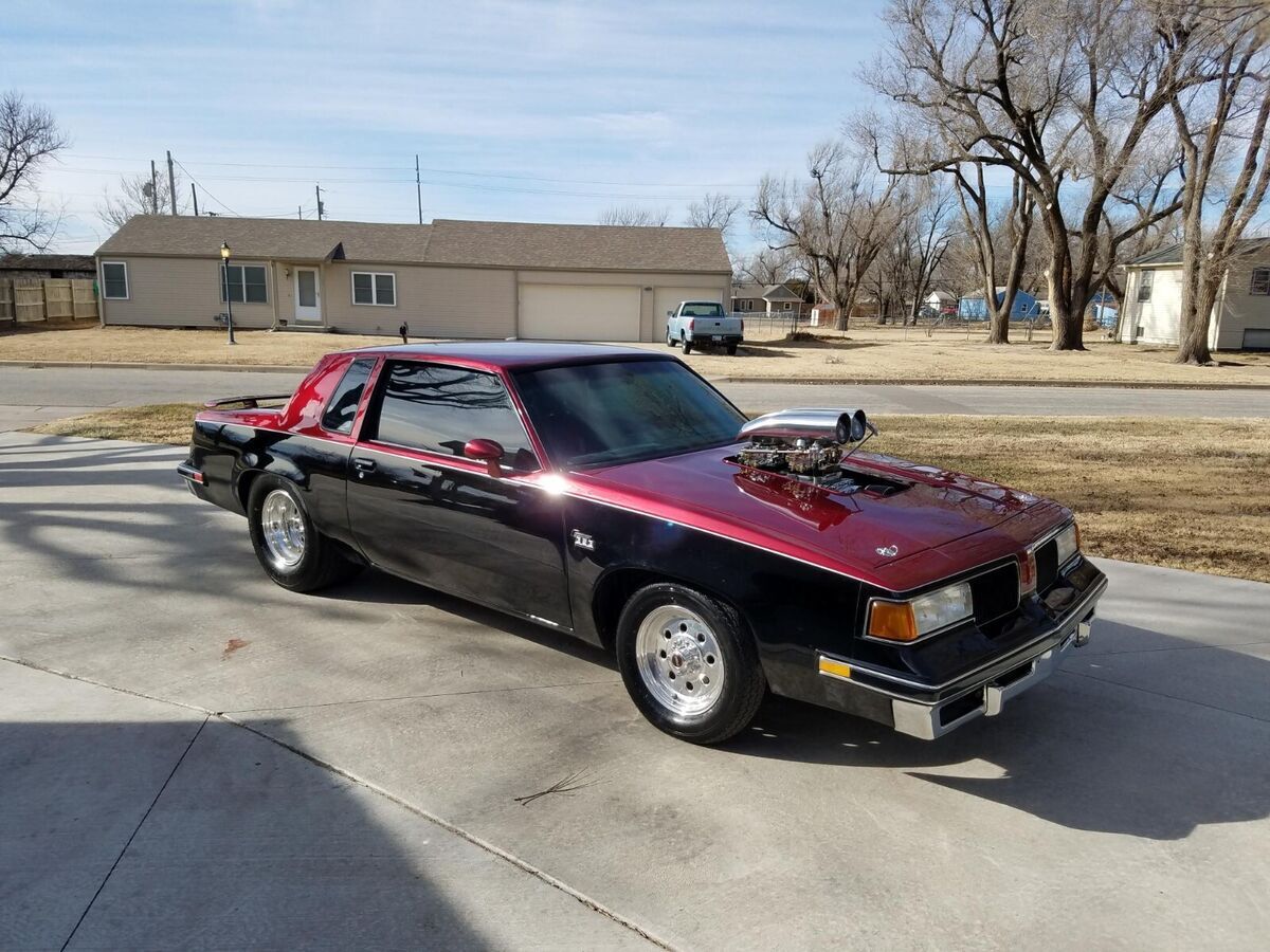 1987 Oldsmobile Cutlass Pro Street with blower and tubbed 1987 Oldsmobile Cutlass BROUGHAM