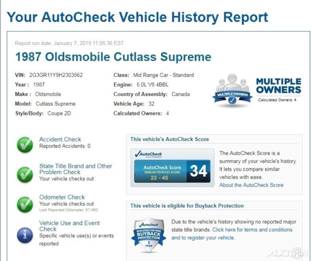 1987 Oldsmobile Cutlass - photo 2