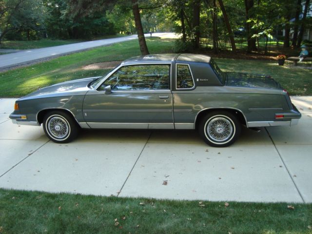 1987 OLDSMOBILE CUTLASS SUPREME BROUGHAM,SURVIVOR,RARE, 2DR 5.0, 442,v8,gray 1987 Oldsmobile Cutlass BROUGHAM