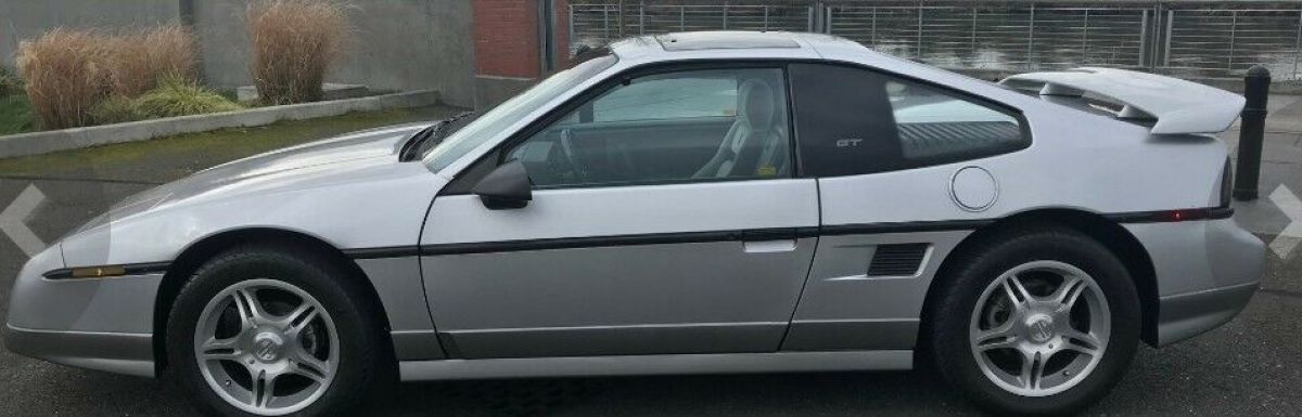 1987 Pontiac Fiero Coupe Grey RWD Automatic GT 1987 Pontiac Fiero GT
