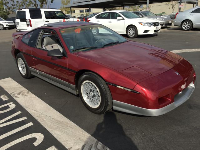 1987 Pontiac Fiero GT 59,982 original miles! 5 speed! Excellent Condition! 1987 Pontiac Fiero GT