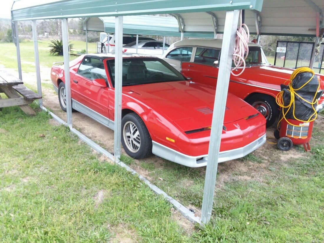 1987 Pontiac Firebird Coupe Red RWD Automatic TRANS AM 1987 Pontiac Firebird TRANS AM