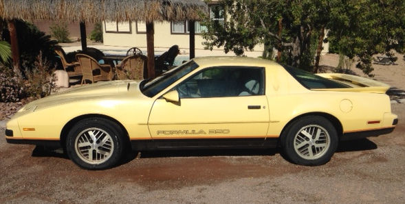 1987 Pontiac Firebird Formula 350 Yellow 1987 Pontiac Firebird Formula 350