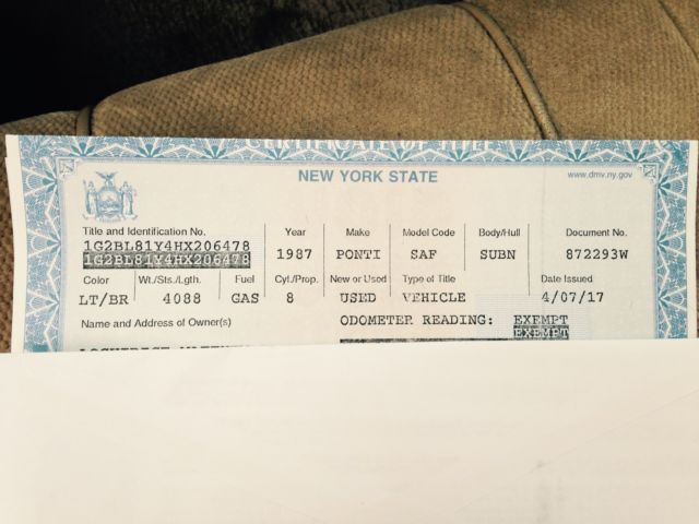 1987 Pontiac Safari Station Wagon - photo 6