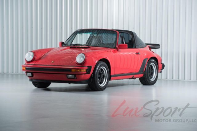 1987 Porsche 911 3.2 Carrera Targa Guards Red/Black 5-Speed 66,000 Miles MINT!!! 1987 Porsche 911