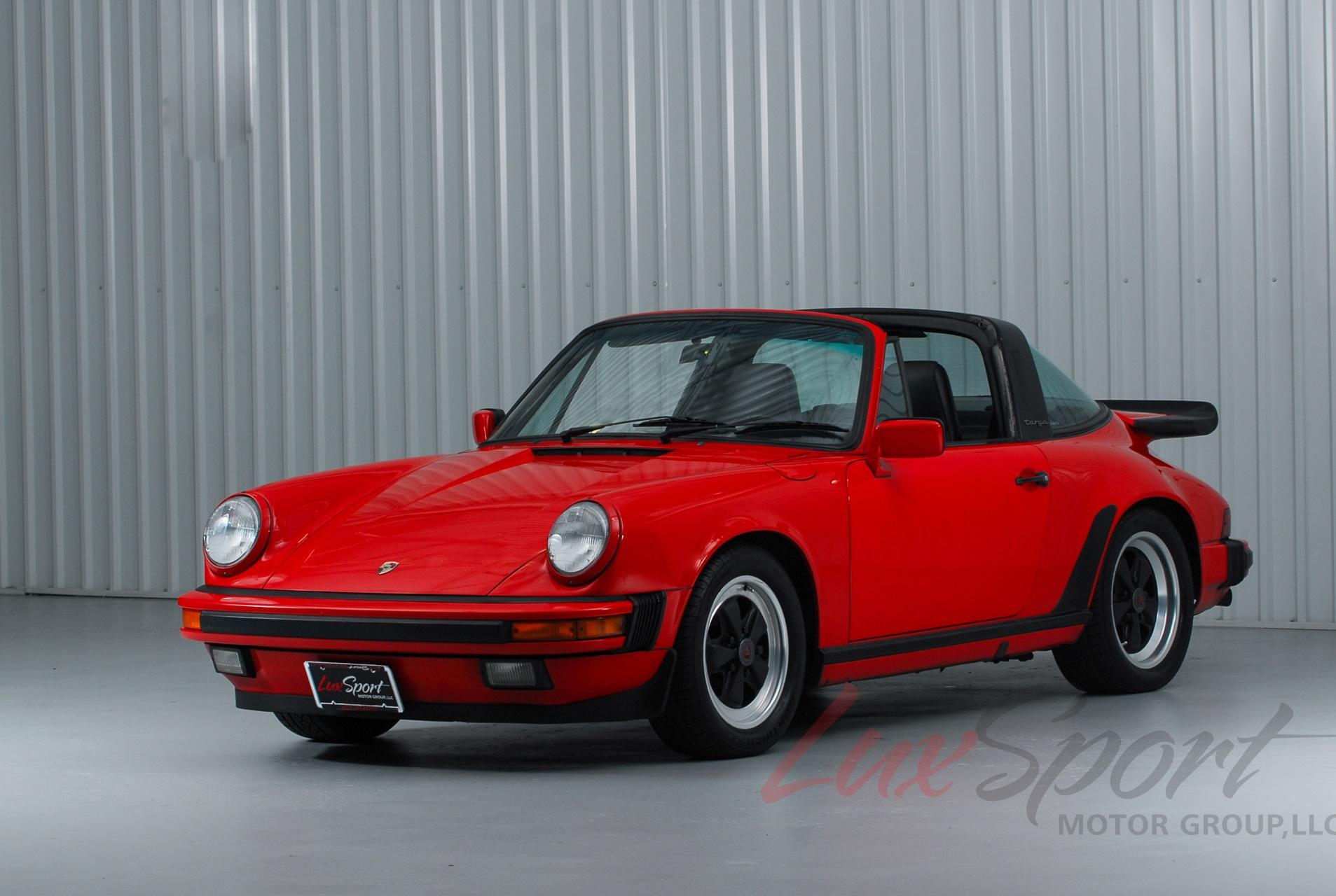 1987 Porsche 911 3.2 Carrera Targa Guards Red/Black 5-Speed 69,000 Miles MINT!!! 1987 Porsche 911