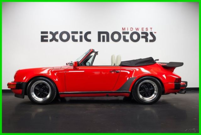 1987 Porsche 911 930 Turbo Cab. 53k miles ORIGINAL WINDOW STICKER+FULL RECORDS! 1987 Porsche 911 911 Turbo Cabriolet