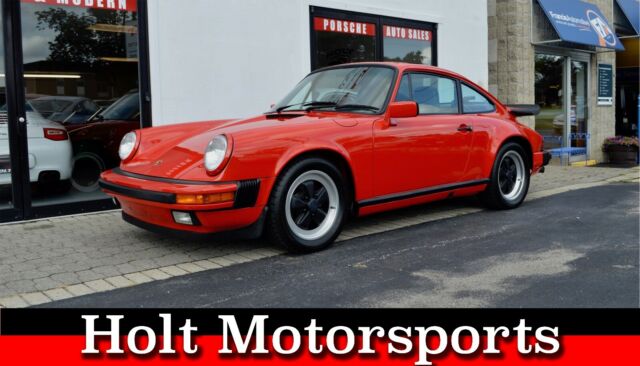 1987 Porsche 911 Carrera, 20k Miles!!!!!, Red over Black, Serviced, Show Quality 1987 Porsche 911 Carrera