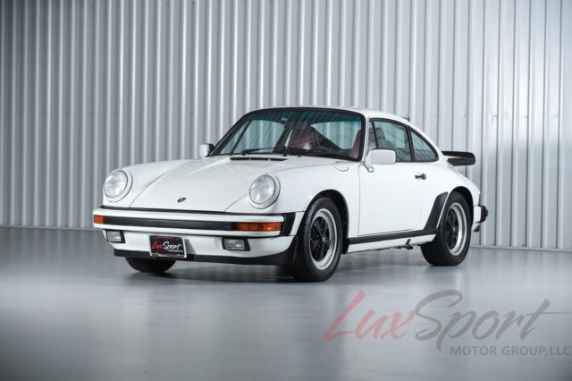 1987 Porsche 911 Carrera 3.2 Coupe Grand Prix White/Burgundy 83k Serviced MINT!! 1987 Porsche 911