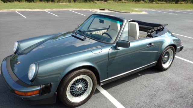 1987 Porsche 911 Carrera "Cabriolet" 1987 Porsche 911 Carrera