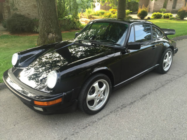 1987 Porsche 911 Carrera Coupe 5-Sp. Blk./Blk. 2-Owner 88,k Miles No Accidents 1987 Porsche 911