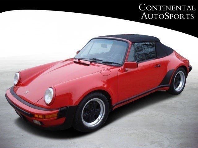 1987 Porsche 911 Carrera Turbo Look Cabrio - 14K Original Miles! 1987 Porsche 911