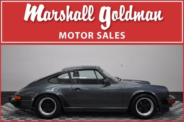1987 PORSCHE 911 COUPE VENETIAN BLUE METALLIC SPECIAL ORDER LEATHER 8900 MILES 1987 Porsche 911