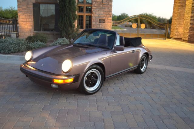 1987 Porsche 911 G50 Cabriolet Rare color combo low mileage nice driver 1987 Porsche 911 G50 911