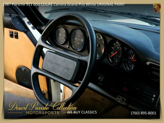 1987 Porsche 911 G50 COUPE Carrera Grand Prix White ORIGINAL PAINT - photo 10