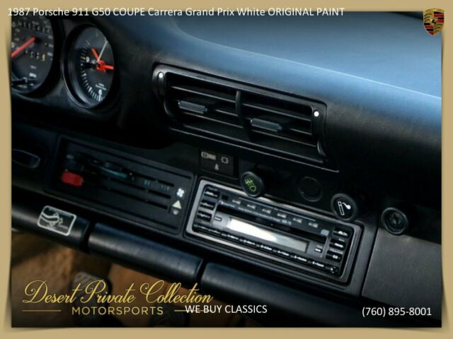 1987 Porsche 911 G50 COUPE Carrera Grand Prix White ORIGINAL PAINT - photo 11