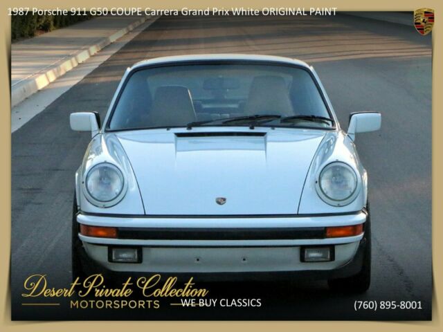 1987 Porsche 911 G50 COUPE Carrera Grand Prix White ORIGINAL PAINT - photo 4
