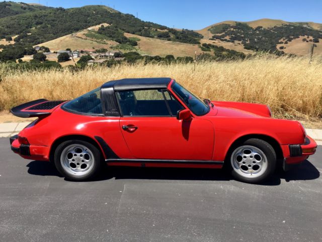 1987 Porsche 911 Targa Carrera Orig Paint+Owner, NO oil leaks/rust, Very Lo Resv 1987 Porsche 911 Targa