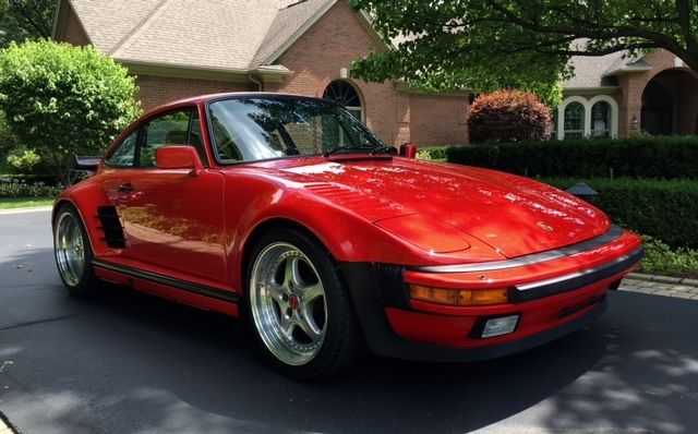 1987 Porsche 911 Turbo Coupe Factory Slant Nose -Red- 37,594 Miles 1987 Porsche 930 911