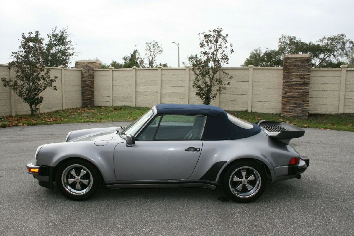 1987 Porsche 911 Ultra Rare M491 Factory Wide Body Package 1987 Porsche 911 M491 Turbo Look Convertible