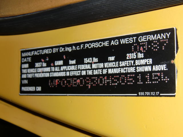1987 Porsche 930 - photo 2